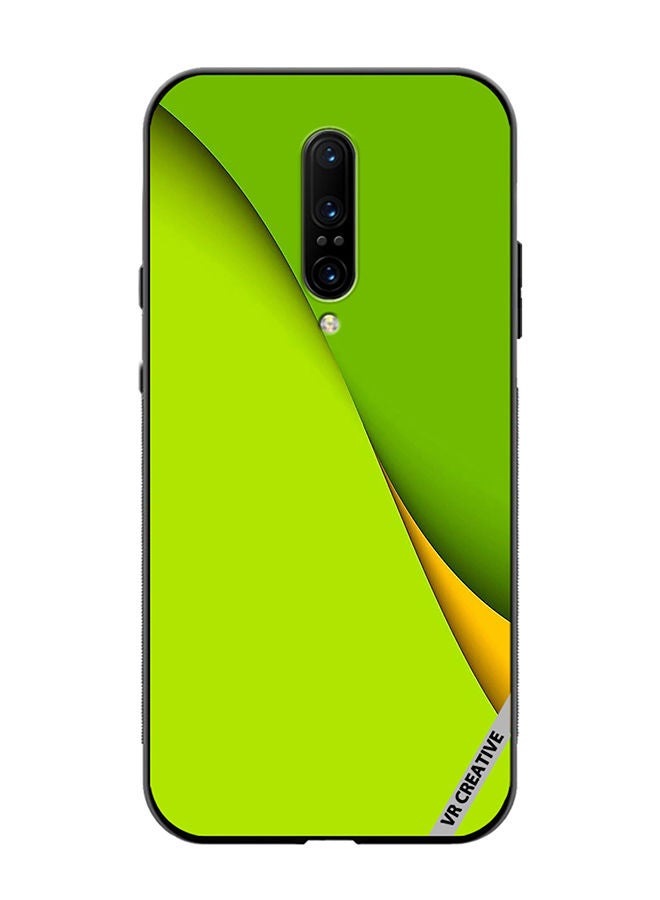 VR CREATIVE Protective Case Cover For OnePlus 7 Pro Layers Design Multicolour - Image 1