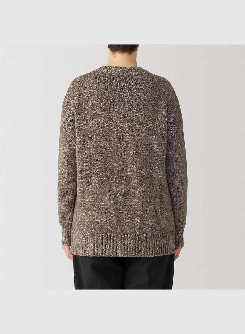 MUJI Yak Blend V Neck Sweater