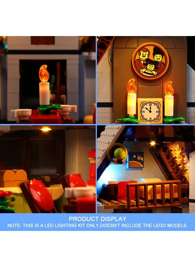 Vonado VONADO Led Light Kit Compatible with Lego Santa’s Visit 10293 Building Set (No Model),Decoration Lighting Kit Compatible with Lego Christmas Bricks (Music Version-New)  - Image 3