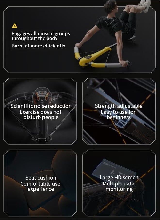Indoor Household Automatic Rebound Lazy Abdominal Machine, Multi-Function Abdominal Curling Machine, 3-Speed Strength Adjustment, Calorie/Total Number/Time Display