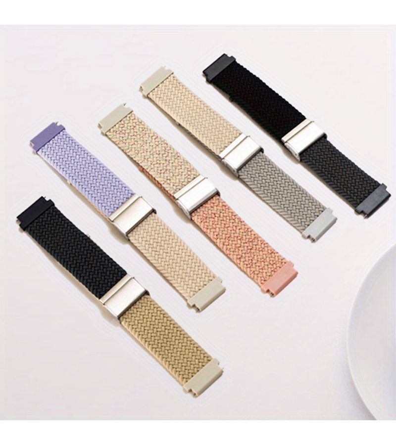 20Mm Pink Starlight Elastic Nylon Sports Strap for Samsung Galaxy Watch - Image 1