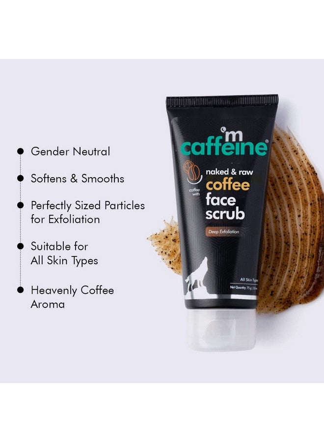 MCaffeine Coffee Face & Body Scrub Combo For Tan Removal | Exfoliating Detan Scrubs For Soft & Smooth Skin | Removes Tan, Blackheads And Dirt | For Men & Women | 175Gm Value Pack  - Image 5