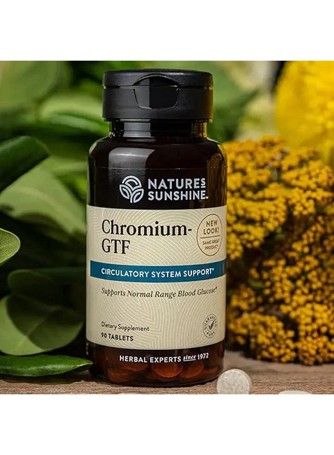 Nature's Sunshine Chromium GTF, 300MCG, 90 Tablets | Chromium Promotes Blood Sugar and Blood Fat Levels Already in the Normal Range and Helps Transport Glucose into Cells - Image 3