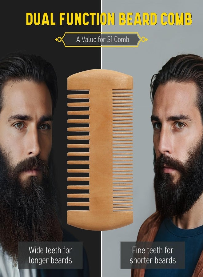 MEKER Beard Balm, Beard Softening Leave-in Balm with Brush, All-Natural Anti-Itch, Organic Beard Conditioner for Softening, Stops Itch, Grows, 3.52 OZ - Image 2
