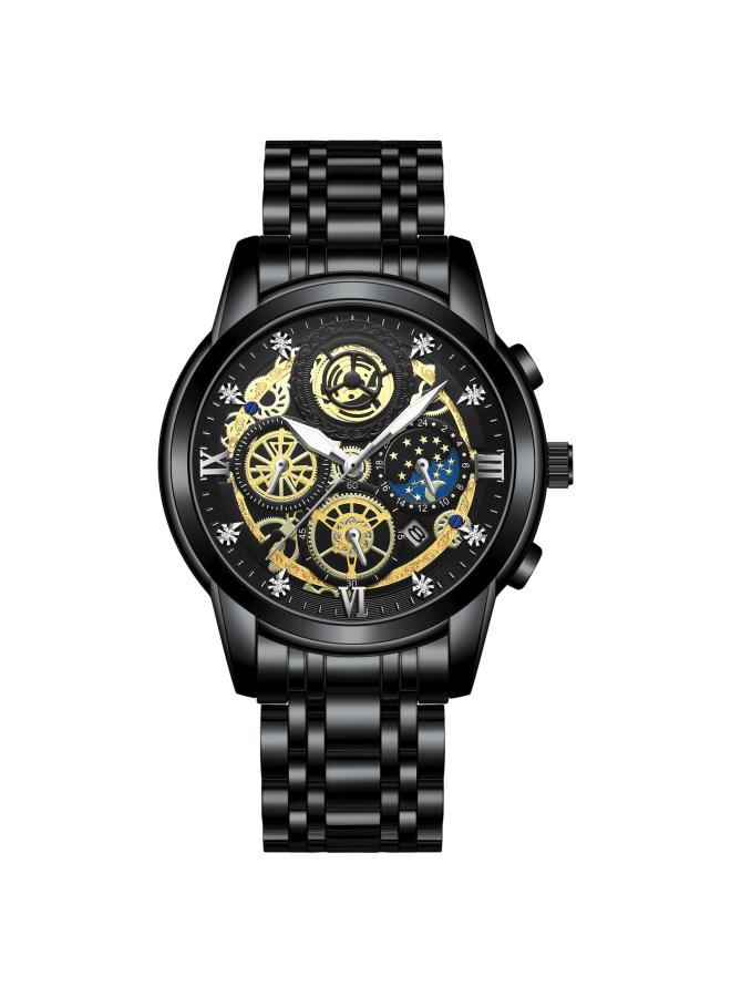 Binbang Special For Men's Quartz Watch Hollow New Concept Waterproof Shrimp Watch Multifunctional Watch 