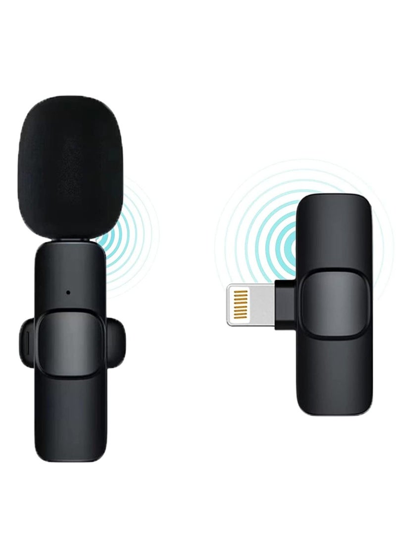 Wireless Lavalier Microphone for iPhone iPad Mini Mic for YouTube Facebook Live Stream Video Recording - Image 1