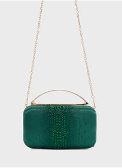 Ella Limited Edition Diamante Clutch With Metal Handle  - Image 2