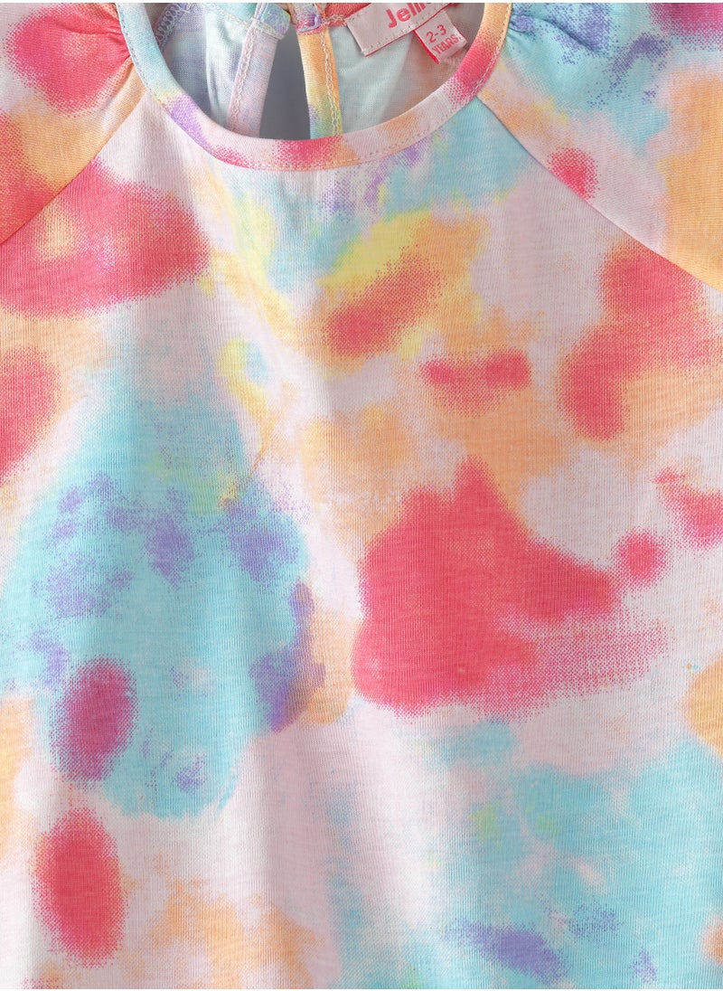 Jelliene Sunshine Squad: Girls' Breezy Cotton Tees Playful Prints & Summer Fun  - Image 3