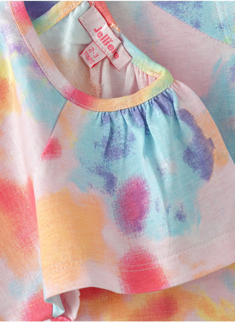 Jelliene Sunshine Squad: Girls' Breezy Cotton Tees Playful Prints & Summer Fun  - Image 4