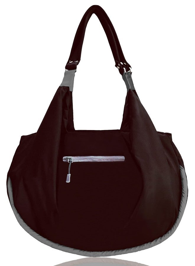 WILD MODA Women's Waterproof Shoulder Bag (Set of 1) (Maroon & Grey) - Image 5