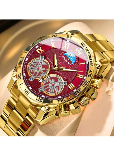 Watches for Men Quartz Watch Waterproof Male Clock Stainless Steel Business Mens Quartz Watch