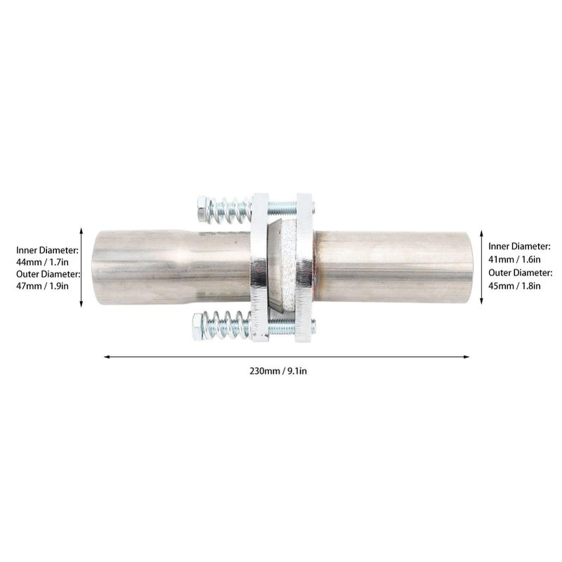 Exhaust System Repair Stainless Steel Spring Bolt Flange Pipe Universal Spherical Joint Quick Fix Exhaust Leak - Image 3