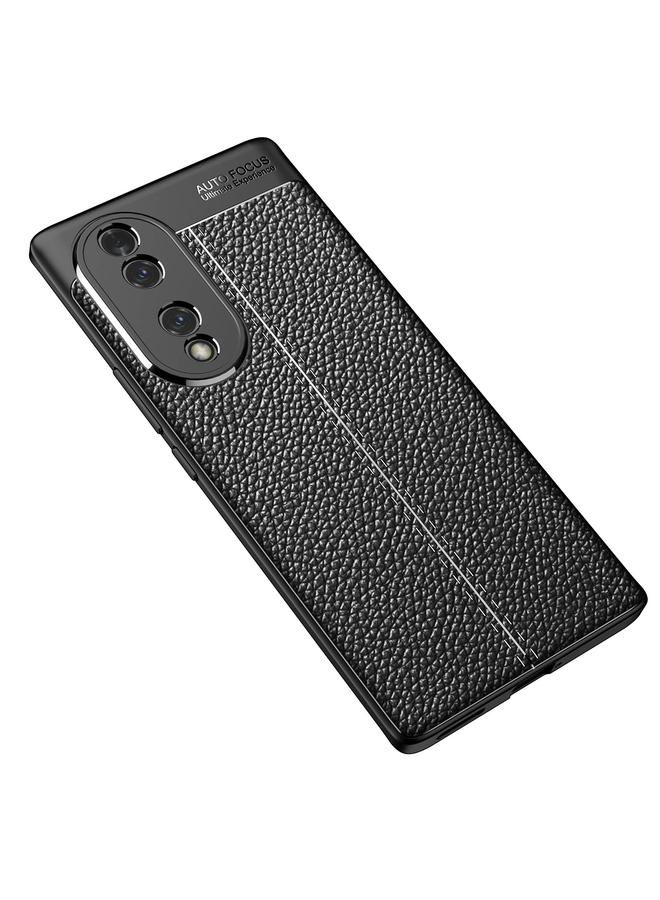 S-TOP Case For Honor 70 Litchi Texture Shockproof TPU Phone Case - Image 2