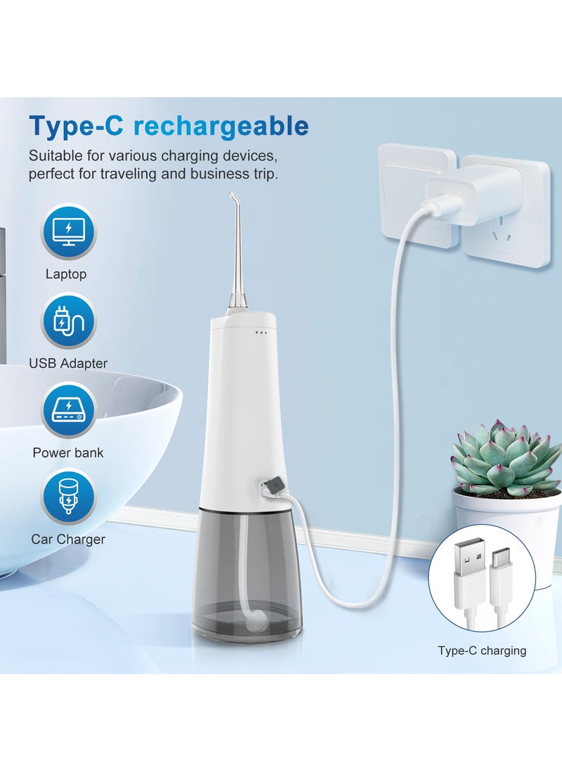 Apexll Cordless Water Flosser – Rechargeable Oral Irrigator with 4 Modes & 9 Intensity Levels, 300ML BPA-Free Tank, Long Battery Life, IPX7 Waterproof, Ideal for Deep Teeth Cleaning  - Image 5