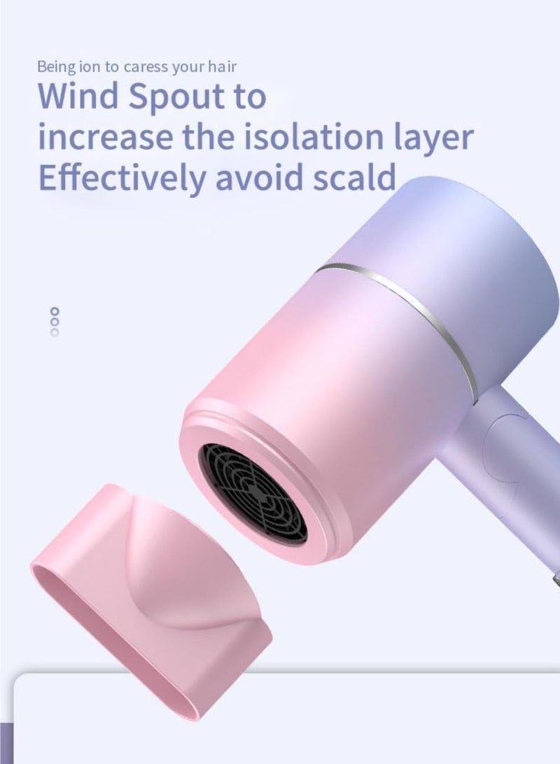 vexa pro Foldable Travel Hair Dryer for Women – Mini Ionic Hairdryer Lightweight with Cool & Heat Setting - Image 4