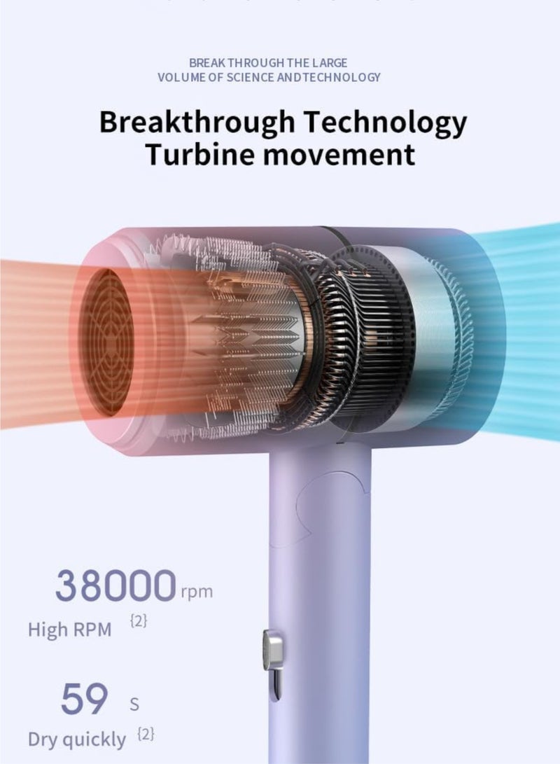 vexa pro Foldable Travel Hair Dryer for Women – Mini Ionic Hairdryer Lightweight with Cool & Heat Setting - Image 5