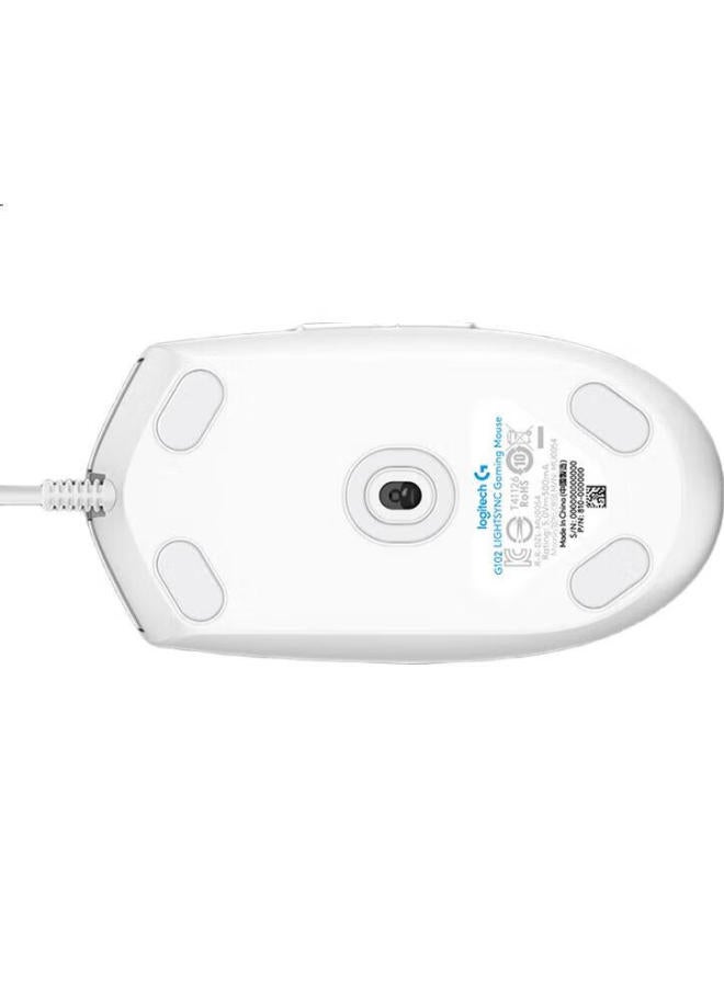 G ماوس الألعاب (G) G102، أبيض، ماوس RGB، ماوس ببجي، تصميم خفيف، الجيل الثاني G102 - Image 3