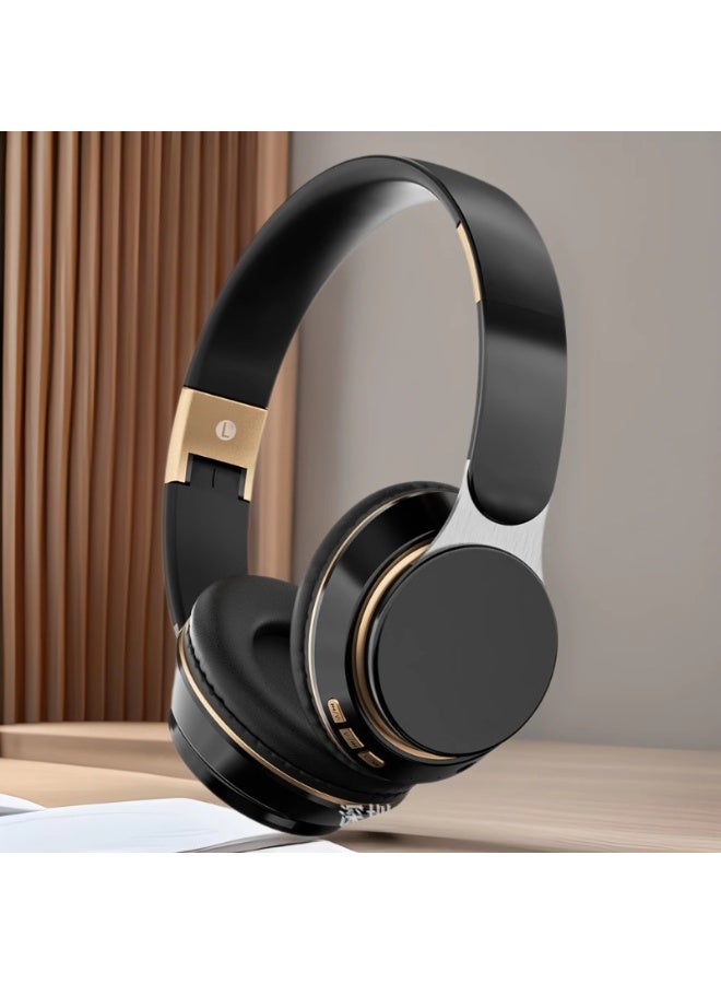 سماعة بلوتوث لاسلكية 3 في 1 مع باس قوي ودعم بطاقة TF ومنفذ AUX وتصميم قابل للطي ومناسبة للياقة البدنية والسفر والعمل - Image 1