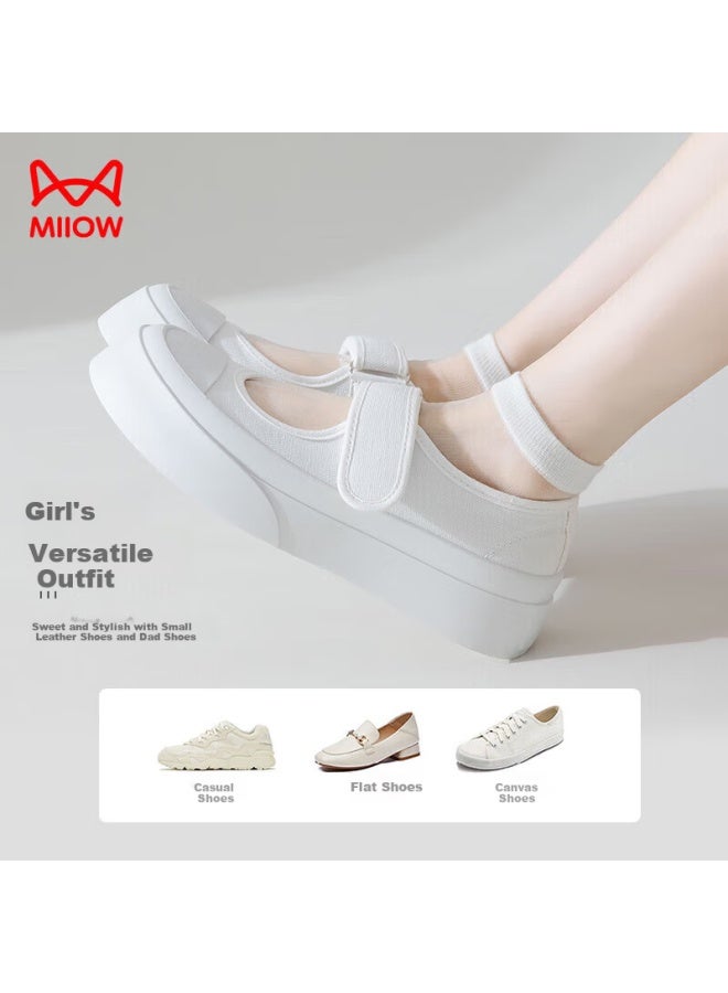 MIIOW 5 Pairs Women's Socks Women's Boat Socks Women's Summer Thin Glass Silk Socks Women's Short Socks Transparent Fresh Cotton Socks Women - Image 4