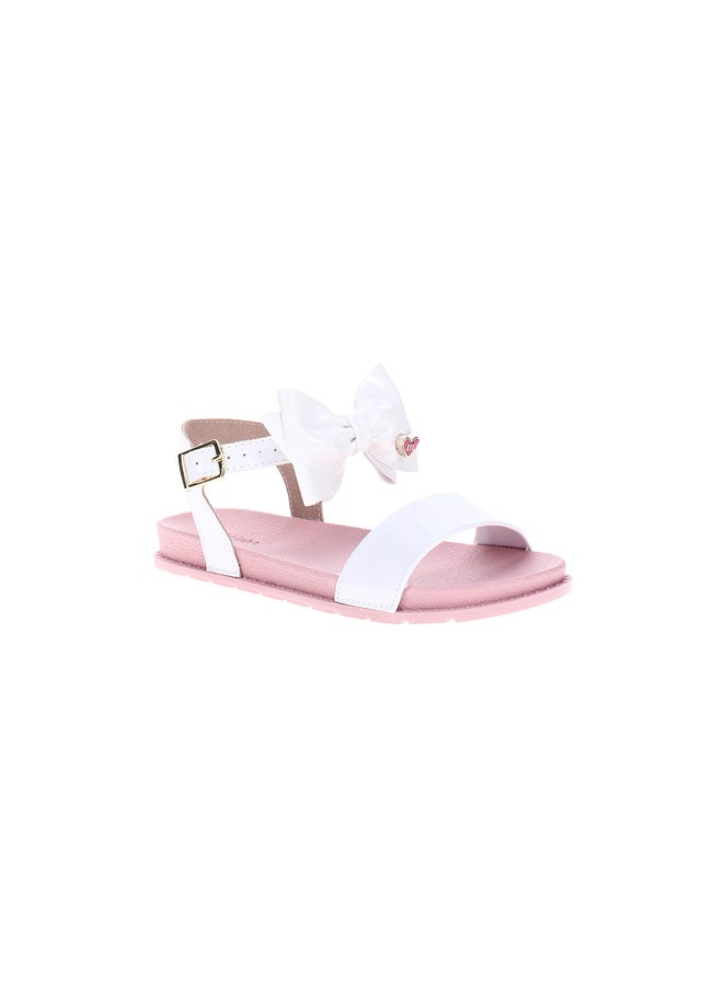 MOLEKINHA Back Strap Flat Sandals with Bow Detail  - Image 1