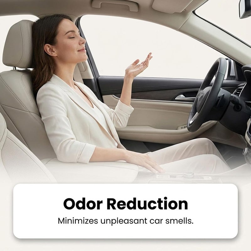 Interior Car Cleaner,355ml Cleaning Air Freshener Detailer with Lemon Scent - Car Cleaning,for Truck Upholstery Furniture Couch Leather Metal Men Women - Image 5