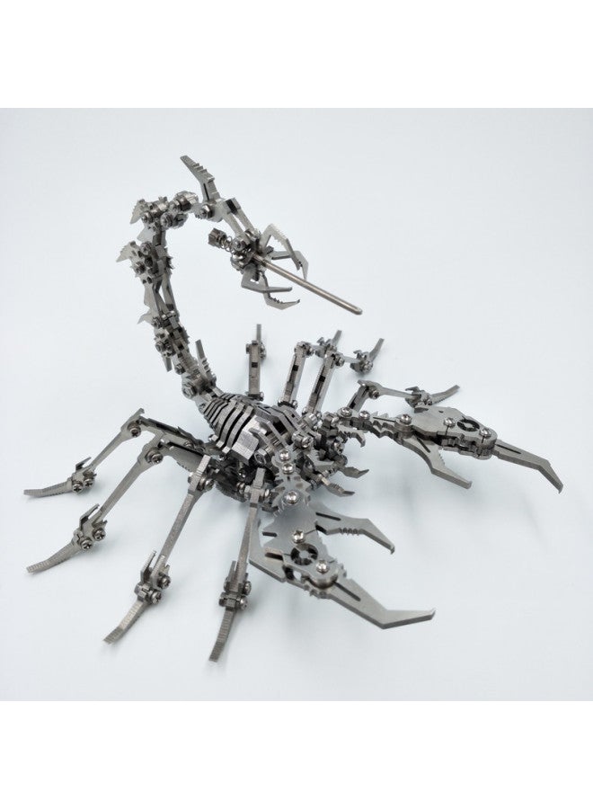 لغز معدني ثلاثي الأبعاد سحري من الفولاذ الأزرق التنين العقرب الملك زودياك Zhuque دريم DIY لعبة حصرية - اللون: Scorpion King DIY - Image 1