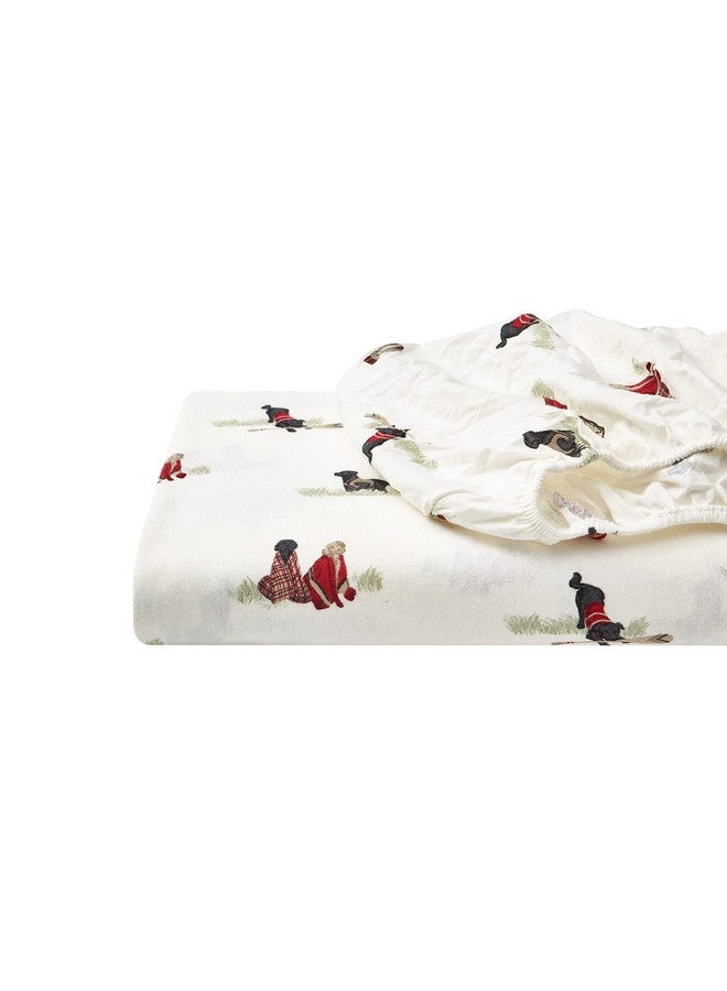 Eddie Bauer Eddie Bauer - Queen Sheets, Cotton Flannel Bedding Set, Brushed for Extra Softness, Cozy Home Decor (Retriever Adventures, Queen) - Image 2