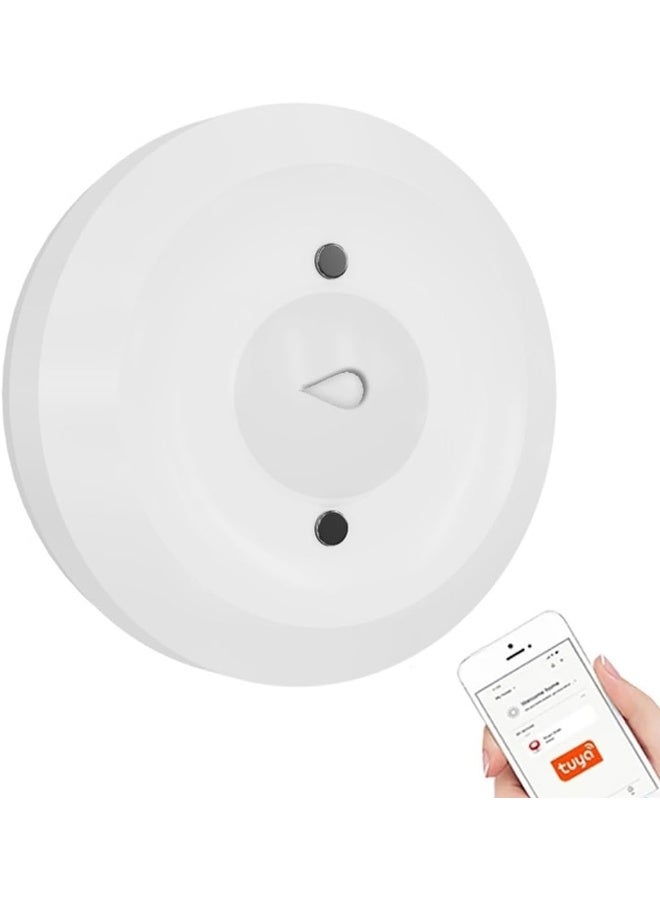 melfi Water Leak Sensor Monitor, Zigbee Gateway Wireless Water Leakage Detector With App Notifications, Flood Detection For Smart Home, Water Alarm For Kitchen Bathroom, Requires Zigbee Gateway/Hub  - Image 1