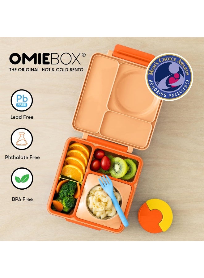 Omiebox Kids Bento Box With Insulated Thermos - Sunshine Yellow