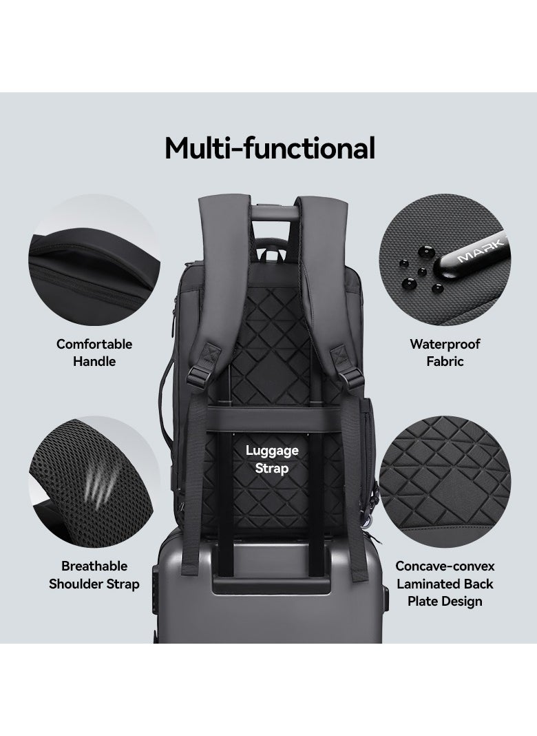 MARK RYDEN - Markryden 9533 Slim 15.6 inch Laptop Backpack 3in1 with USB Charging Port Water-Resistant - Image 1