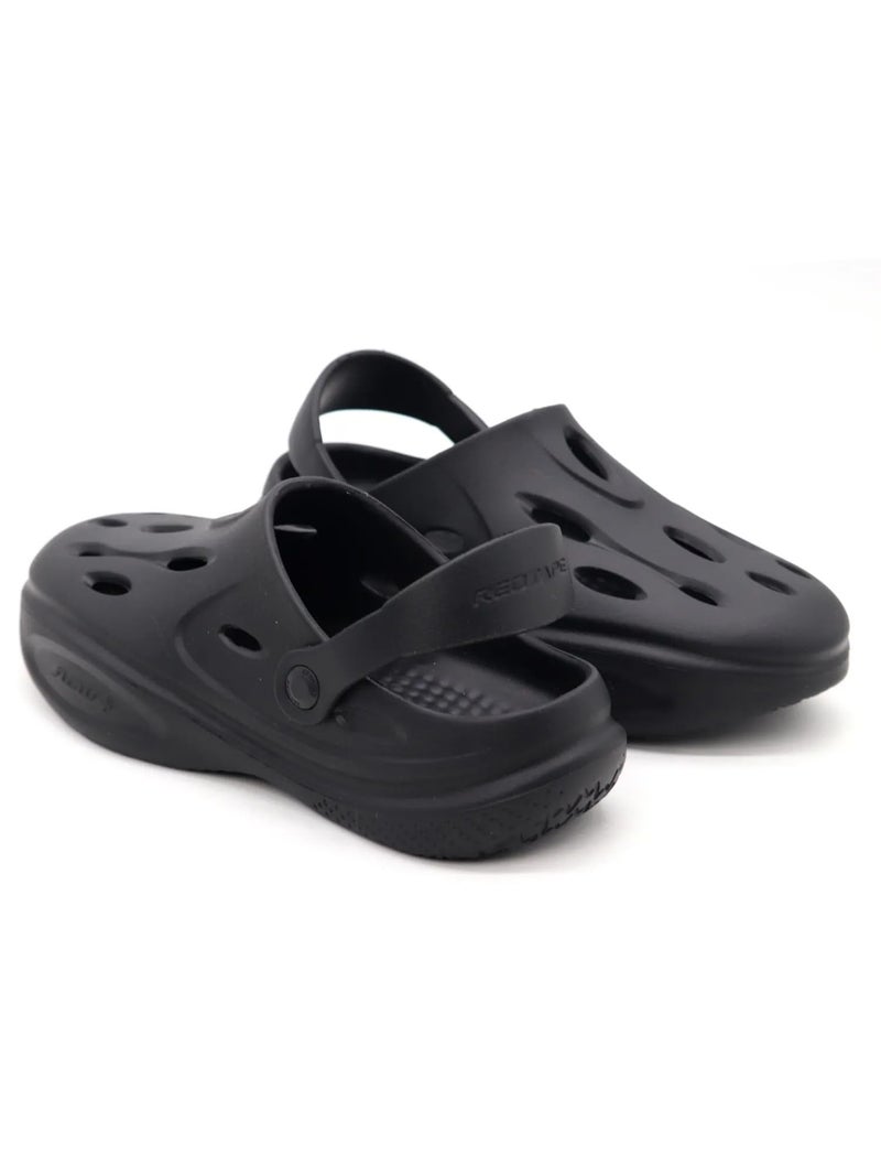 Red Tape Men's Stunner Comfortable Clogs || Sandals with Adjustable Back Strap for Men Black - Image 4