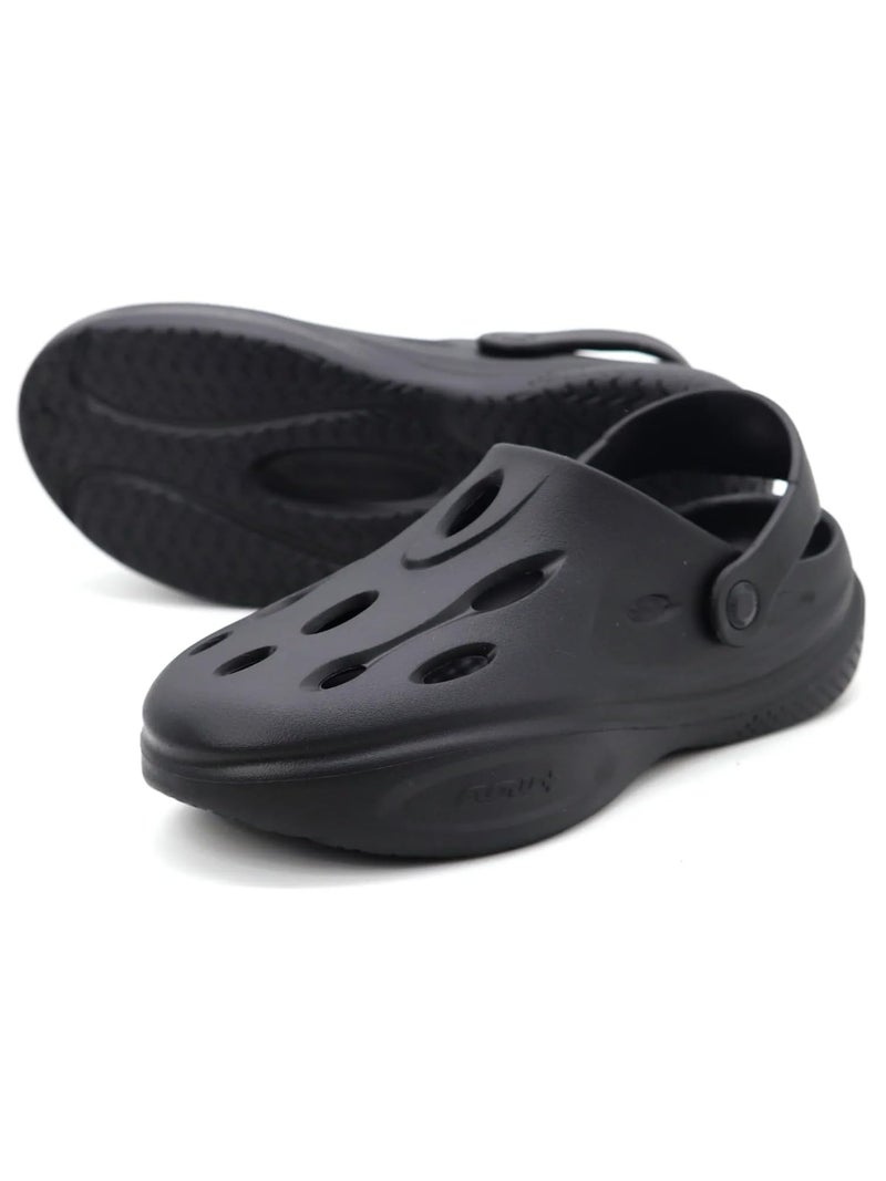 Red Tape Men's Stunner Comfortable Clogs || Sandals with Adjustable Back Strap for Men Black - Image 5