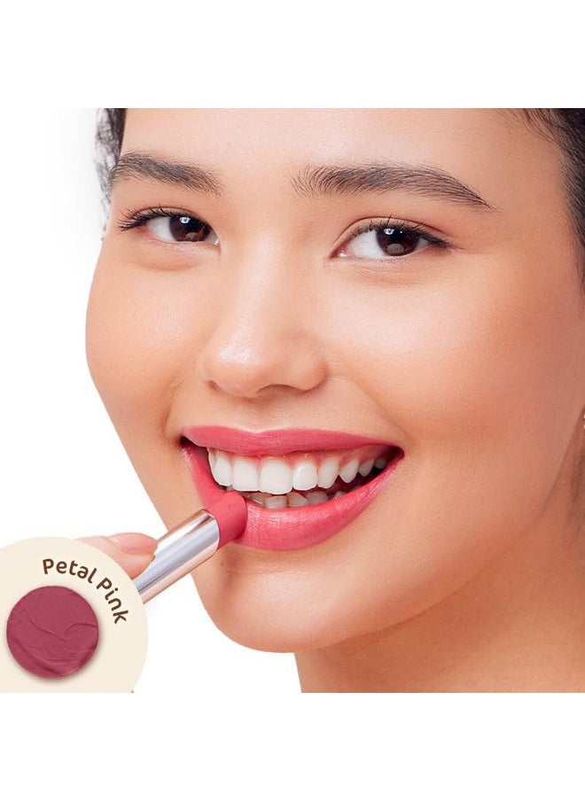 Mamaearth Mamaearth Soft Matte Long Stay Lipsticks with Jojoba Oil & Vitamin E for 12 Hour Long Stay - 06 Petal Pink - 3.5 g  - Image 2