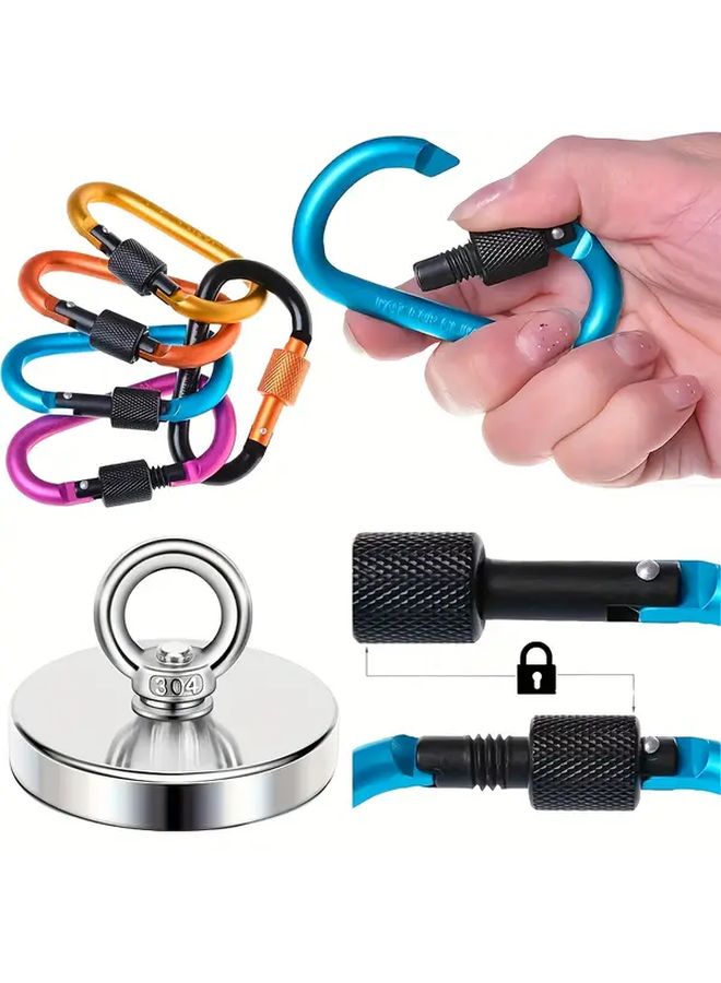 Blue Buckle 300LBS Magnetic Fishing Magnet With Safety Belt Heavy Duty River Retrieval Tool - Image 2