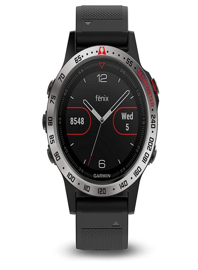 BaiHui خاتم بيهوي من التيتانيوم مع حافة متوافقة مع فينيكس 5/5 بلس غلاف لاصق لحافة مقاوم للخدش والصدمات لساعة جارمن فوررونر 935/945 - تيتانيوم - Image 2