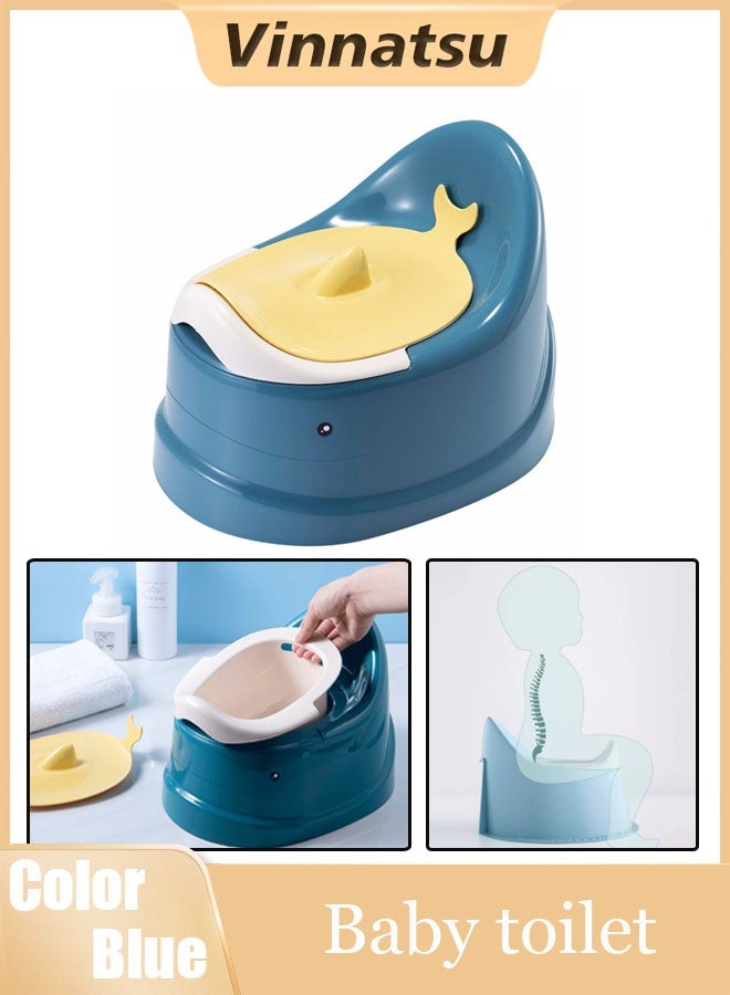 ضغط فين مرحاض فيناتسو للأطفال، وعاء قابل للإزالة، موزع مناديل المرحاض وواقي من الرذاذ، مرحاض محمول للتدريب على استخدام المرحاض أثناء السفر، مرحاض واقعي للتدريب على استخدام المرحاض مع غطاء خلفي للأطفال الصغار والرضع والأطفال (وردي) - Image 1