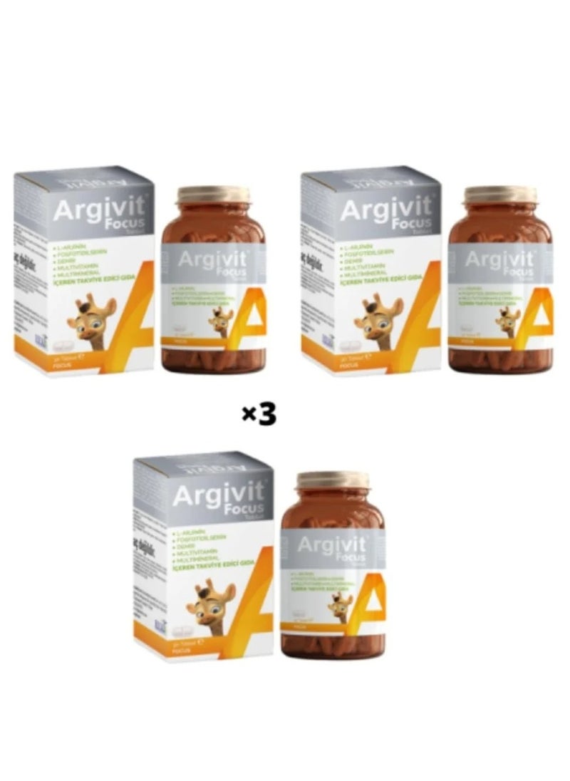 Argivit Argivit 3 packs of tablets to increase height 