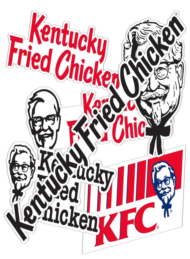 Desert Cactus ملصق كاكتوس الصحراء من KFC ملصق دجاج كنتاكي ملصقات فينيل للكمبيوتر المحمول زجاجة الماء السيارة ألبوم القصاصات T2 (النوع 2-2) - Image 1