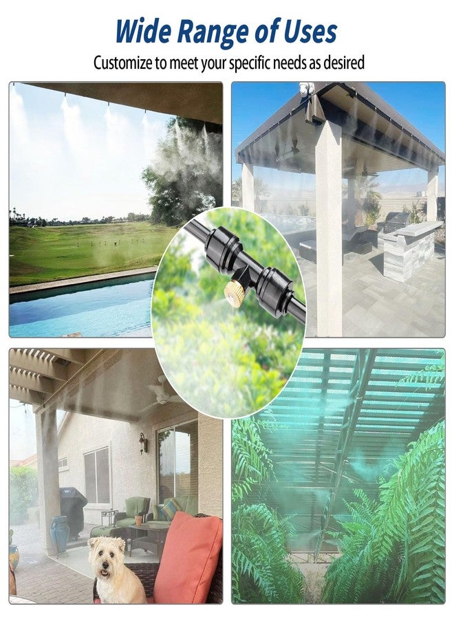 CarefreTrayd Misters for Outside Patio 59ft- Misting Cooling System with Filter and Easy DIY Installation for Garden, Canopy, and Chicken Coop-Ideal for Cooling Patios, and Greenhouse. - Image 4