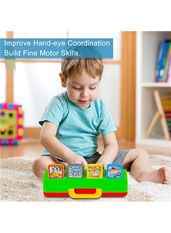 Interactive Pop Up Animals Toy with Music, Animal Sound, Activity Toys for Ages 9-12 - 18 Months u00261 Year Old Kids, Babies, Toddlers, Boys u0026 Girls - Image 4