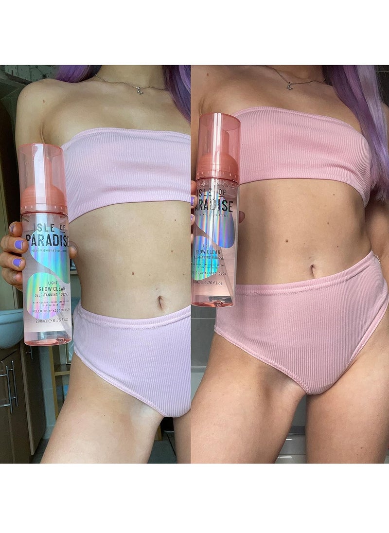 Self Tan Mousse Light 200 ml Glow Clear Self Tanning Foam Natural Ingredients and Vegan packaging may vary - pzsku/ZAE0D36525599C0A07000Z/45/_/1731756630/669d29e3-e1f3-40f8-8e1b-4aa589d91148