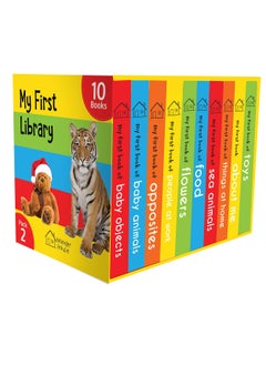 My First Library Pack 2: Boxset of 10 Board Books For Kids 