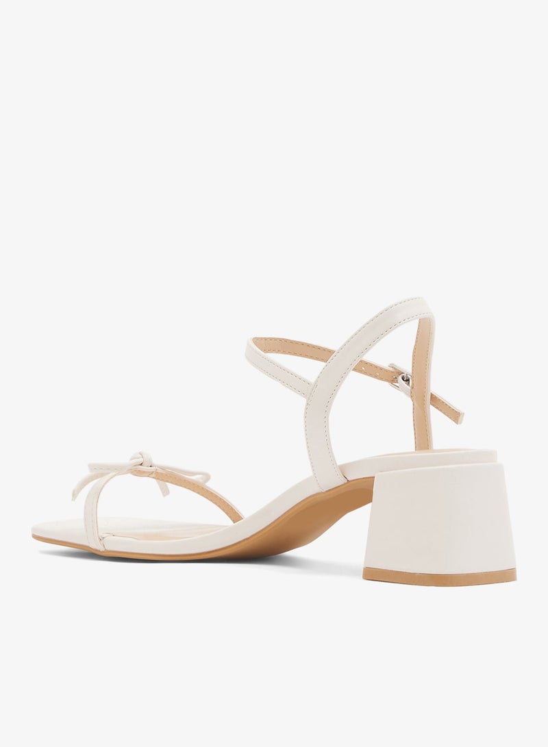 GLAMOROUS Low Block Heeled Sandals - Image 4