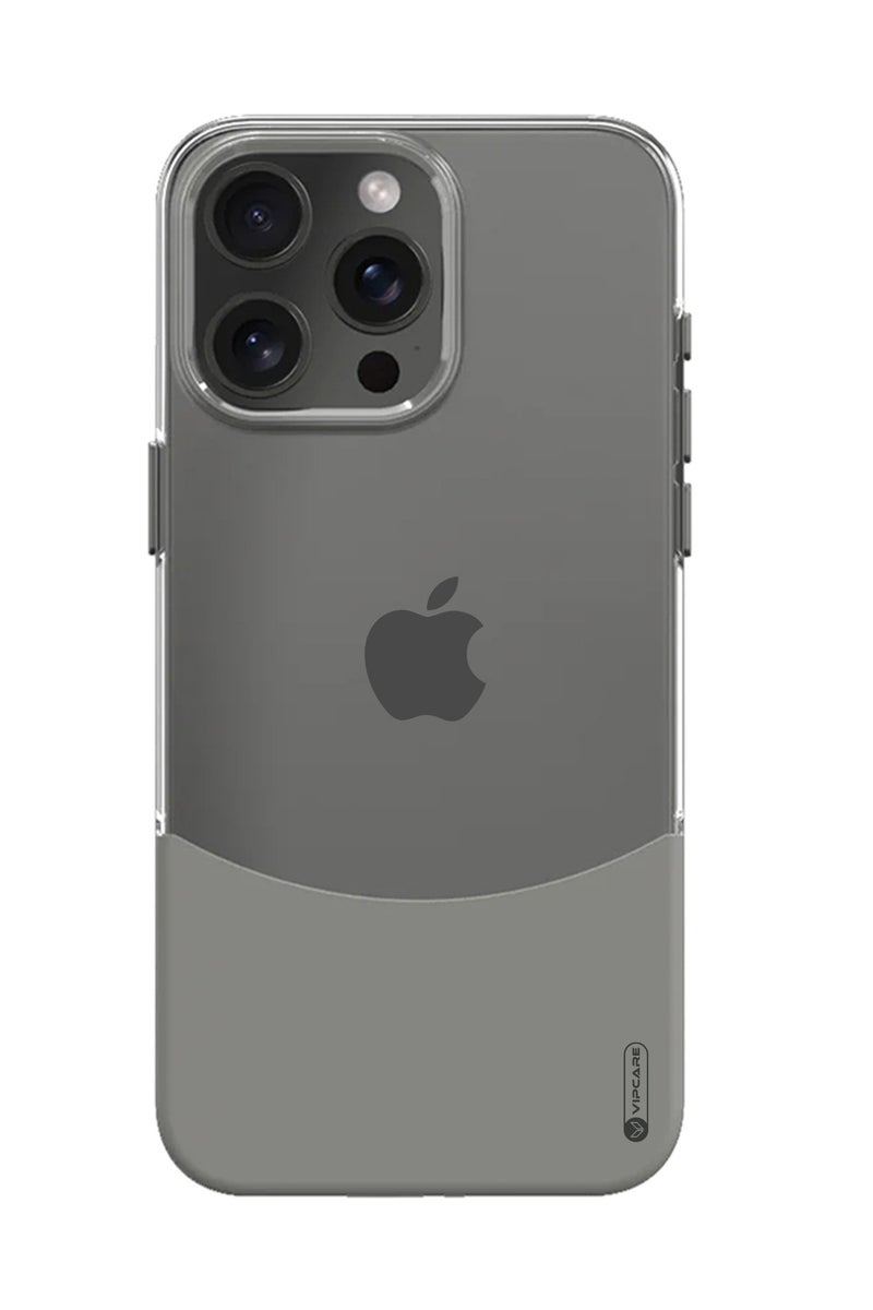 Vipcare Iphone 15 Pro  PC Duo Case- Transparent Smooth Finish Iphone 15 Phone Case- Anti Yellowing Protective 15 Pro  Case- Classic Scratch Resistant Clear Iphone Case