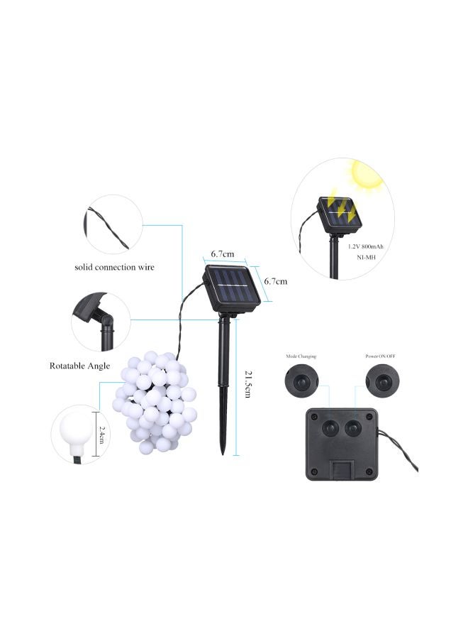 تومشاين شريط أضواء LED يعمل بالطاقة الشمسية متعدد الألوان - Image 5