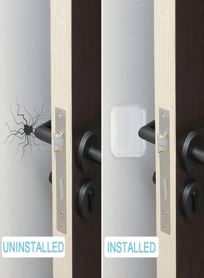 YOMITH Door Wall Protector Stopper Cartoon Crash pad, Protect Every Wall Surface, Door Stop with Strong Back Adhesive,Quiet and Shock Absorbent Silicone Wall Protector (Transparent, 6) - Image 4