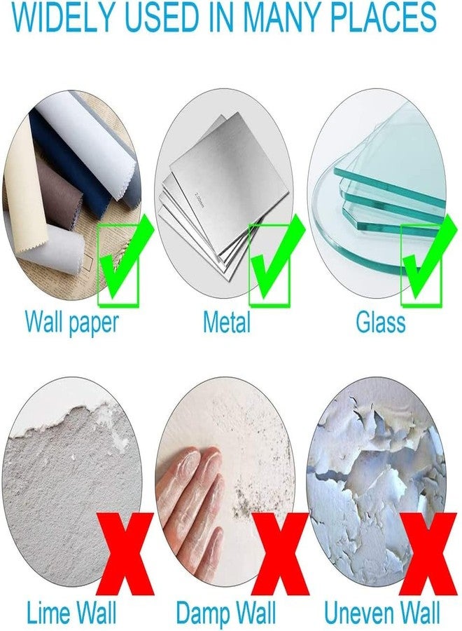YOMITH Door Wall Protector Stopper Cartoon Crash pad, Protect Every Wall Surface, Door Stop with Strong Back Adhesive,Quiet and Shock Absorbent Silicone Wall Protector (Transparent, 6) - Image 2
