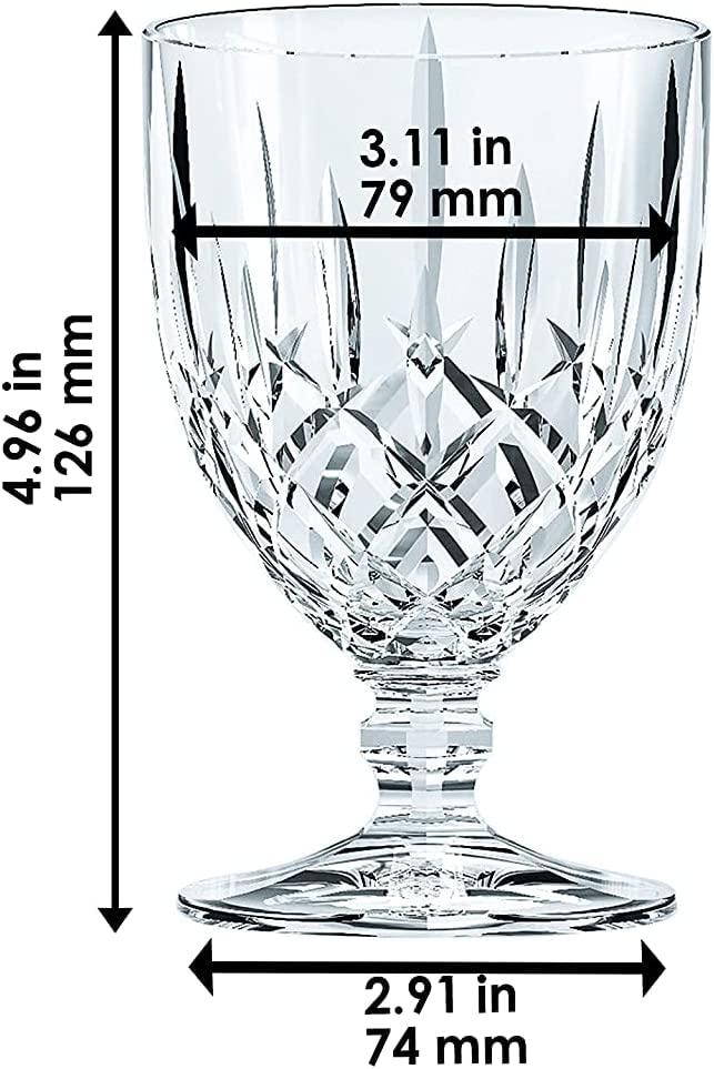 Nachtmann Noblesse Collection Small Goblet, set of 4, Made of Crystal Glass, Clear, for Holidays and Parties, Water Drinking Glasses, Goblets, Dishwasher Safe - Image 5