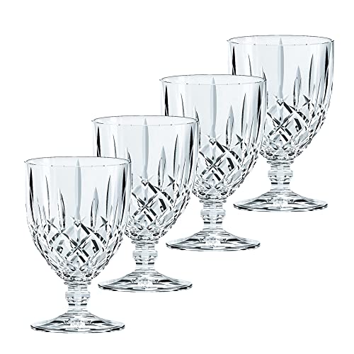 Nachtmann Noblesse Collection Small Goblet, set of 4, Made of Crystal Glass, Clear, for Holidays and Parties, Water Drinking Glasses, Goblets, Dishwasher Safe - Image 1