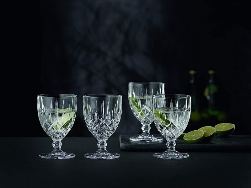 Nachtmann Noblesse Collection Small Goblet, set of 4, Made of Crystal Glass, Clear, for Holidays and Parties, Water Drinking Glasses, Goblets, Dishwasher Safe - Image 2
